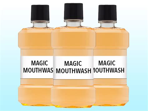 Say goodbye to gum disease with the power of a magic swizzle mouthwash